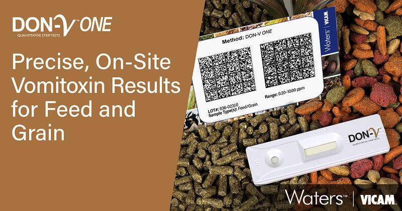 DON-V™ ONE -  The World's FIRST fully quantitative lateral flow strip test for vomitoxin (DON) in finished feed formulations  - including pet foods!