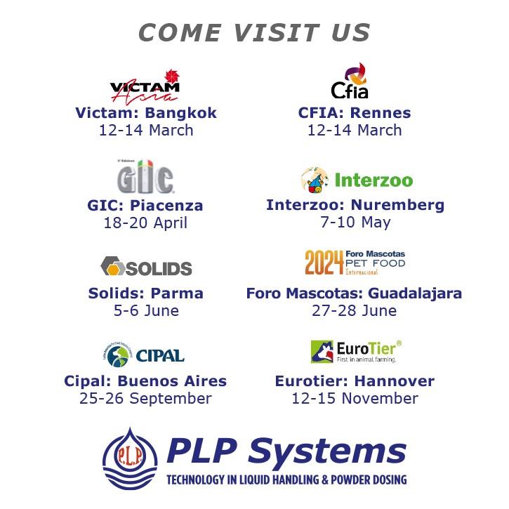PLP Systems: International Fairs and Conferences continue in 2024